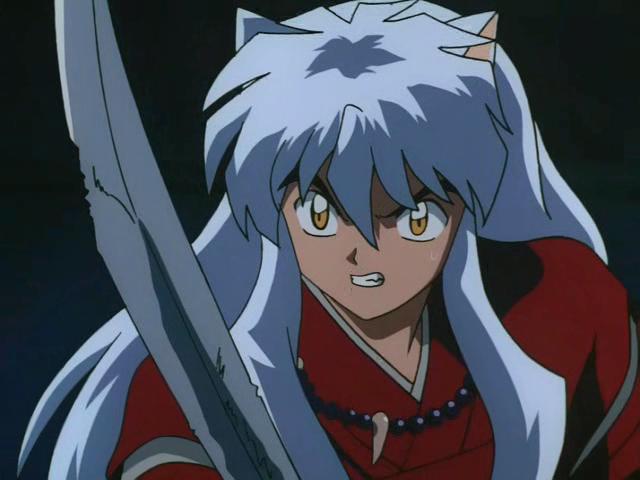 Otaku Gallery  / Anime e Manga / Inu-Yasha / Screen Shots / Episodi / 013 - L`enigma della luna nuova! Inuyasha dai capelli neri! / 085.jpg